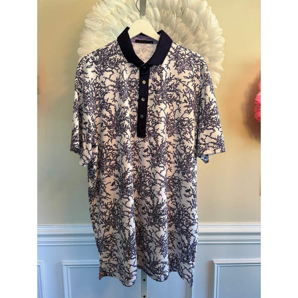 GREYSON GOLF PERFORMANCE DRAGONFLY GARDEN POLO SIZE XL